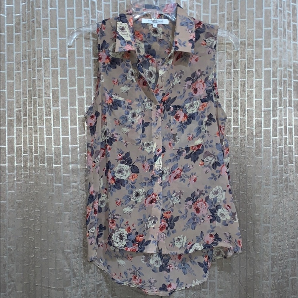 Floral Tank Blouse